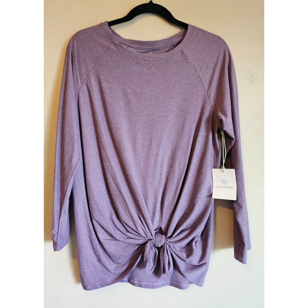 We Wander Shirt Womens Medium Luxe UPF 40 purple